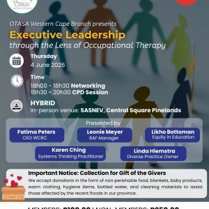 OTASA HYBRID SESSION: Executive Leadership through the lens of occupational therapy
