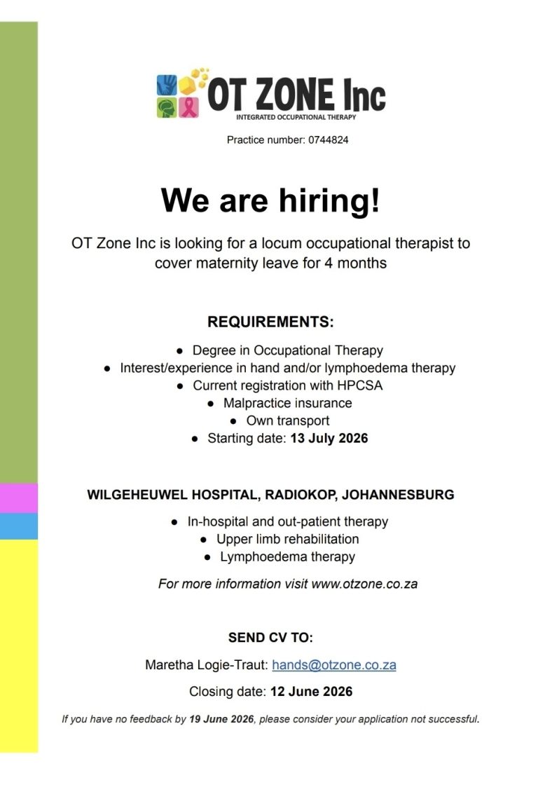 VACANCY: Radiokop, Johannesburg - OTASA