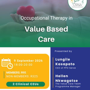 OTASA Webinar: Occupational Therapy In Value Based Care