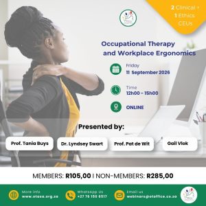 OTASA Webinar: Occupational Therapy and Workplace Ergonomics